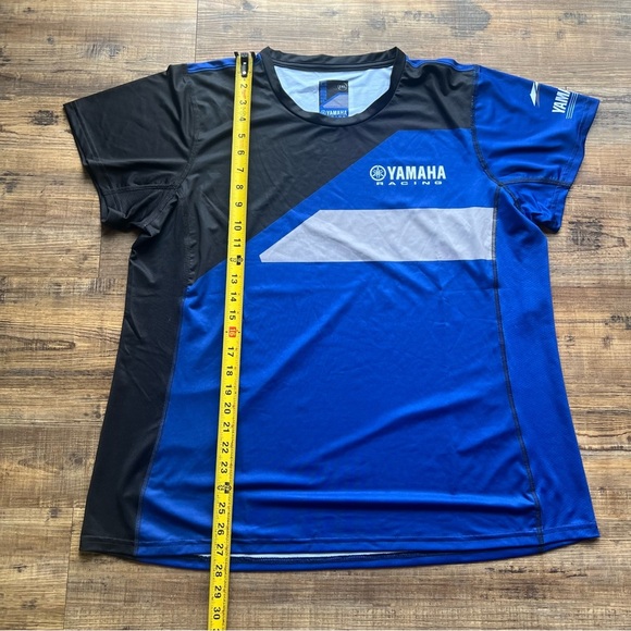 Yamaha Racing Womens Paddock Blue Dri-Fit Short Sleeve T-Shirt Size XL NWT - Picture 4 of 6